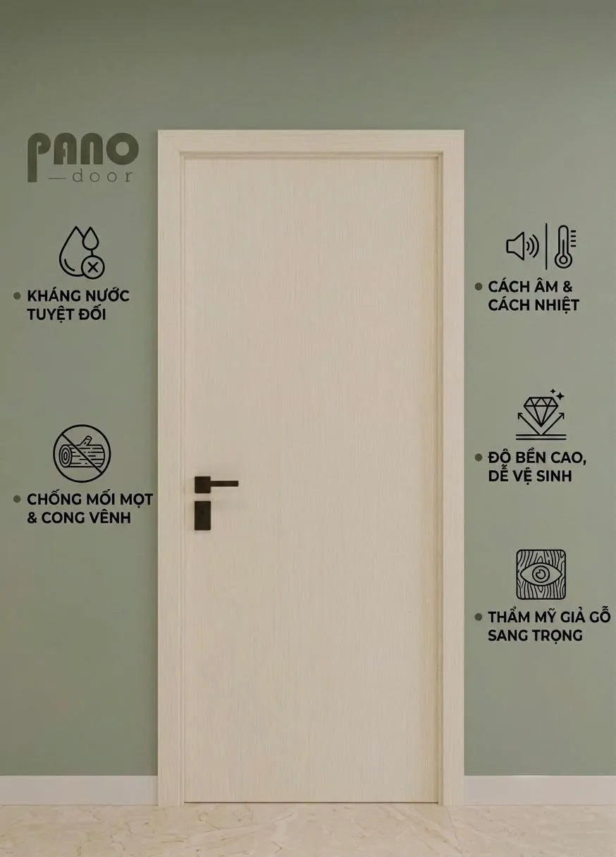 Qui cách cửa nhựa composite PANO Door — ảnh 8